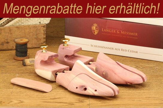 Langer & Messmer Schuhspanner aus Zedernholz - EU 40/41 - UK 6.5/7.5