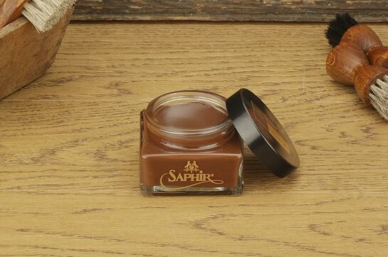 SAPHIR Shoe Cream 75ml Mid Brown