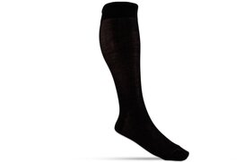 Langer & Messmer Knee-Length Socks Filoscozia Black UK...
