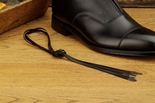 Langer & Messmer 2 Pairs Waxed Cotton Shoelaces Flat 80 cm