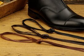 Langer & Messmer 2 Pairs Waxed Cotton Shoelaces Flat 80 cm