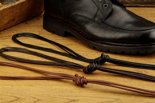 Langer & Messmer 2 Pairs Waxed Cotton Shoelaces Round 110...