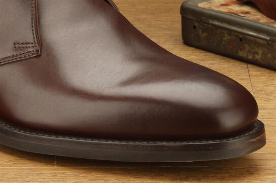 Loake Pimlico Dark Brown Size UK 7.5 Goodyear Welted Rubber Soles