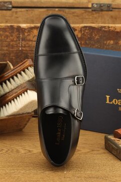 Loake Cannon Black Size UK 6.5 Goodyear Welted
