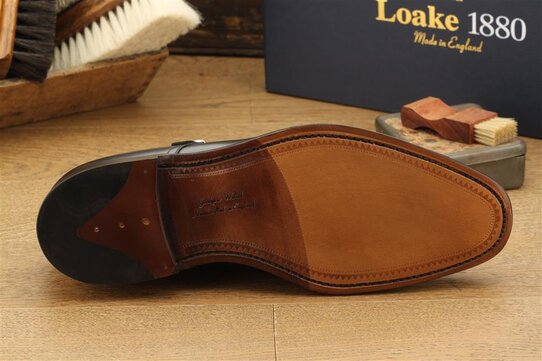 Loake Cannon Black Size UK 8 Goodyear Welted