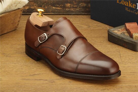 Loake Cannon Brown Size UK 7.5 Goodyear Welted