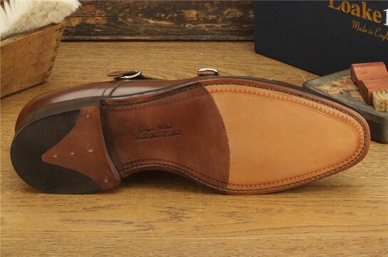 Loake Cannon Brown Size UK 9 Goodyear Welted