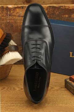 Loake Aldwych Black Size UK 10 Goodyear Welted Rubber Soles