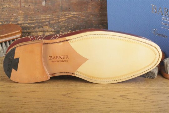 Barker Thompson Bordeaux Size 10.5 Goodyear Welted