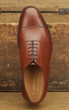 Loake Aldwych Mahogany Size UK 7.5 Goodyear Welted