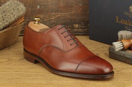 Loake Aldwych Mahogany Size UK 12 Goodyear Welted