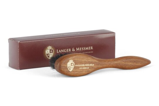 Langer & Messmer Premium Applicator Dark Horsehair Brush