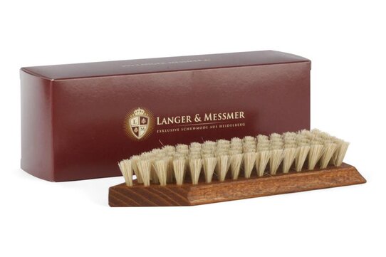 Langer & Messmer Premium Schmutzbrste fr Glattlederschuhe