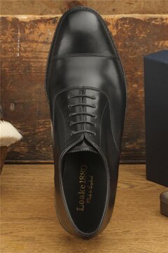 Loake Wells Black Size UK 6.5 Goodyear Welted MTO
