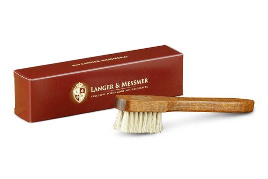 Langer & Messmer welt brush made of 100% horsehair