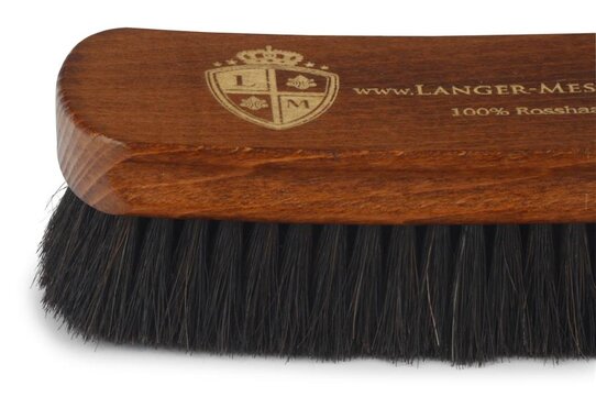Langer & Messmer Dark Horsehair Polish & Dust Brush
