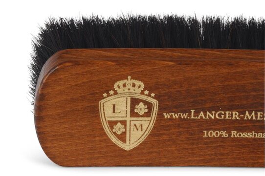 Langer & Messmer Dark Horsehair Polish & Dust Brush