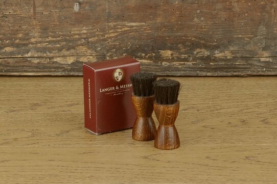 Langer & Messmer Set of 2 Horsehair Jar Brushes