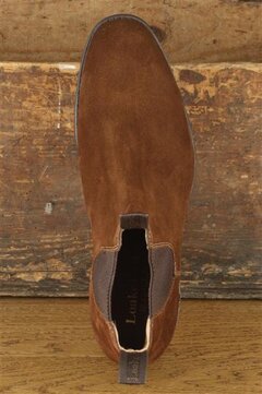 Loake Chatsworth Brown Suede Goodyear Welted Rubber Soles