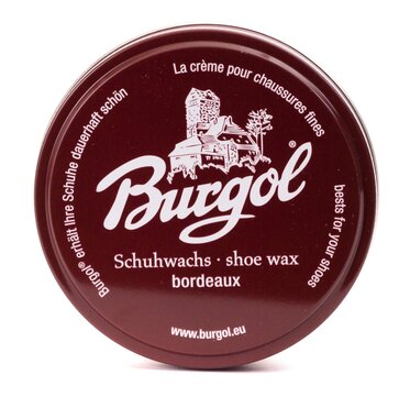 Burgol Shoe Wax Polish 100 ml Bordeaux