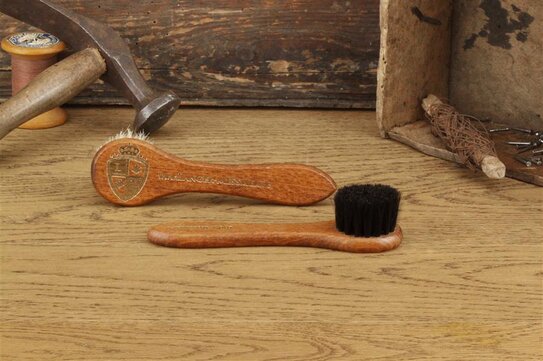 Langer & Messmer Set of 4 Horsehair Shoe Brushes