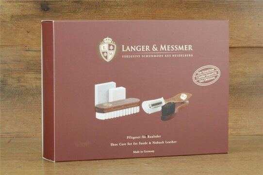 Langer & Messmer 5-teiliges Pflegeset für Rauleder