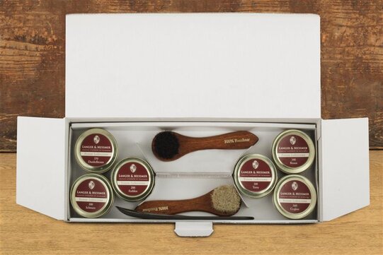 Langer & Messmer 17 Piece Shoe Care Kit