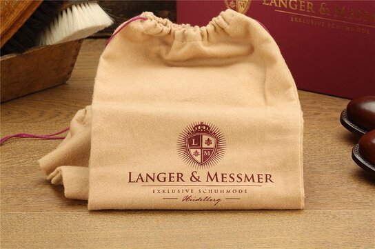 Langer & Messmer Set of 2 Cotton Bags for Shoes