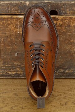 Loake Bedale Brown Goodyear Welted Rubber Soles