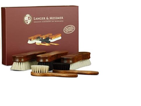 Langer & Messmer 5er-Set Premium Schuhbürsten