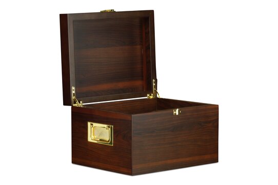 Shoe valet box Munich made of wood (without contents) brown