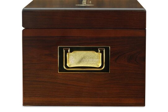 Shoe valet box Munich made of wood (without contents) brown