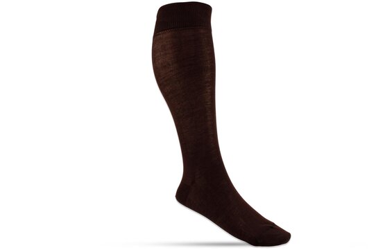 Langer & Messmer Knee-Length Socks Filoscozia Coffee UK Size 11-12