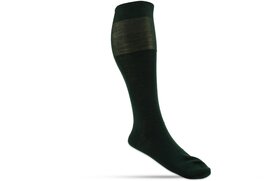 Langer & Messmer Mens Cotton Knee-Length Socks Dark Green