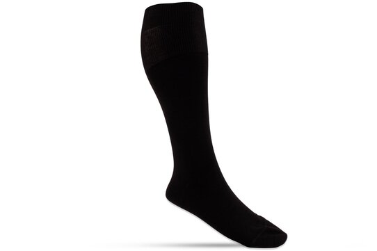 Langer & Messmer Mens Merino Knee-Length Socks Black UK Size 8-9