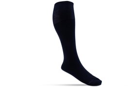 Langer & Messmer Mens Merino Knee-Length Socks Dark Blue