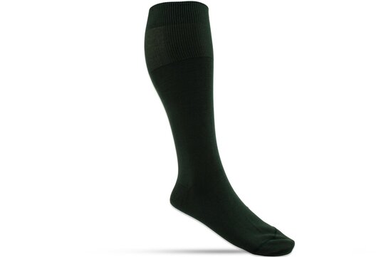 Langer & Messmer Mens Merino Knee-Length Socks Dark Green UK Size 7.5-8