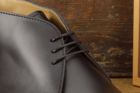 Barker Orkney Black Goodyear Welted Rubber Soles