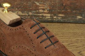Langer & Messmer 1 Pair Waxed Cotton Shoelaces Round,...