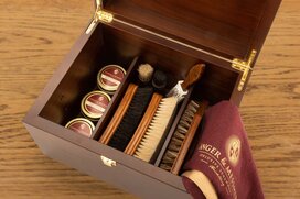 Langer & Messmer Wooden Valet Box Munich (With Contents)