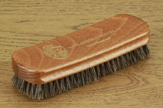Langer & Messmer Dust & Cleaning Brush 17mm Brown/Grey Horsehair