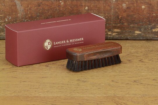 Langer & Messmer Exclusive Boar Hair Polishing Brush with Bronze Bristles