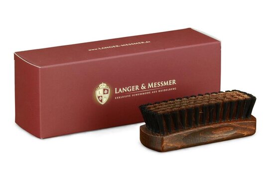 Langer & Messmer Exclusive Boar Hair Polishing Brush with Bronze Bristles