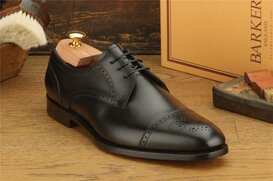 Barker Laycock Black Goodyear Welted