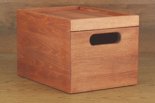 Langer & Messmer Wooden Valet Box Freiburg (With 12 Piece Shoe Care Set)