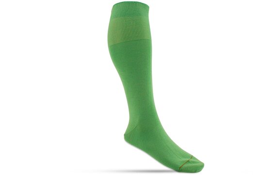 Langer & Messmer Mens Cotton Knee-Length Socks Light Green UK Size 7.5-8