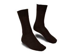 Langer & Messmer Mens Merino Calf-Length Socks Coffee UK...