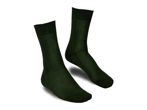 Langer & Messmer Calf-Length Socks Filoscozia® Dark Green